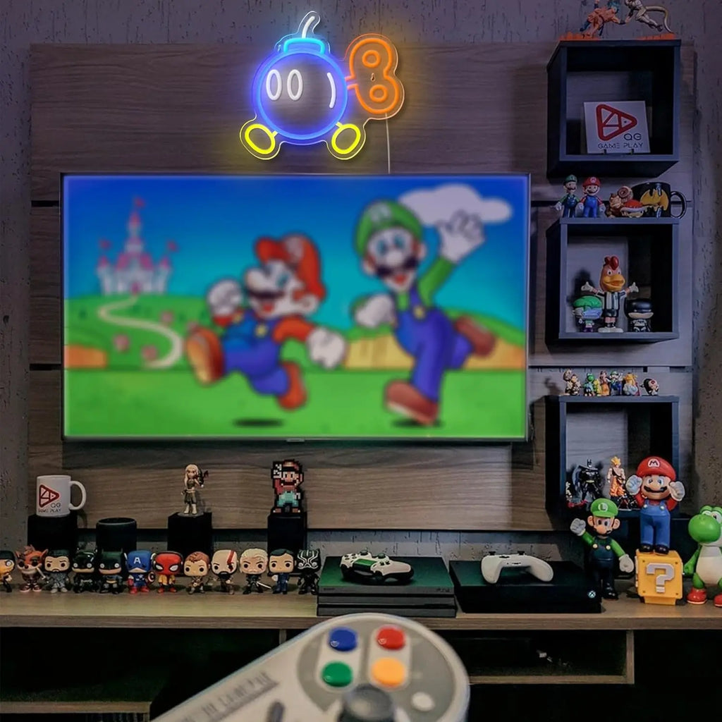 Cartoon Bomb LED Neon Sign