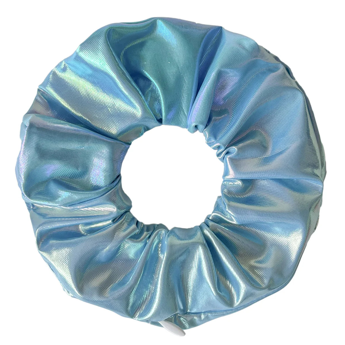 Hidden Compartment Metallic Scrunchies