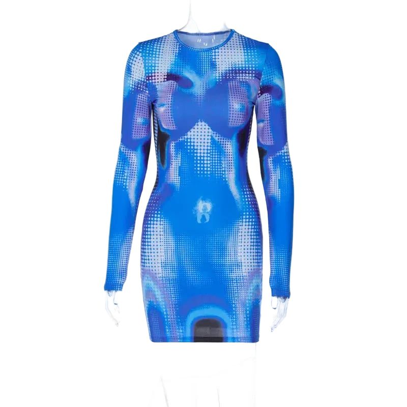 Tie Dye Short Dress