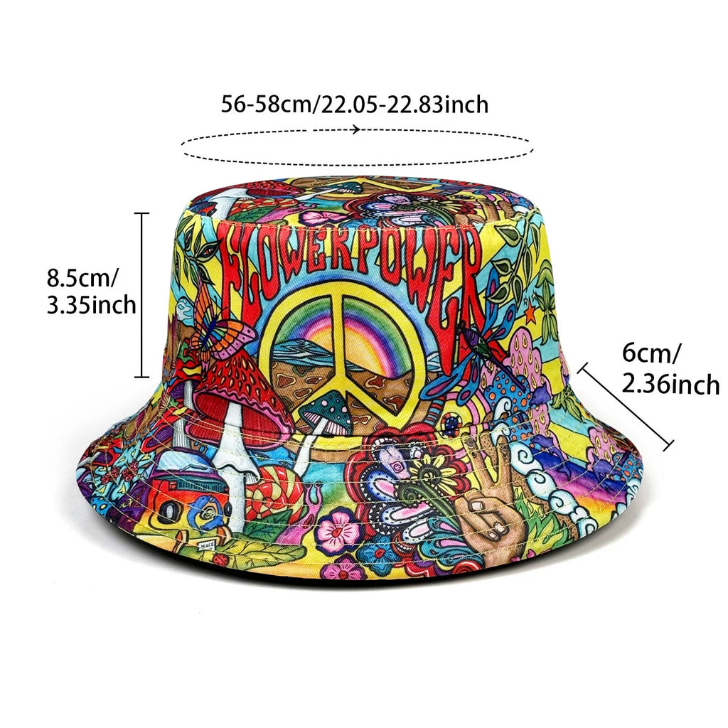 Vibrant Reversible Bucket Hat