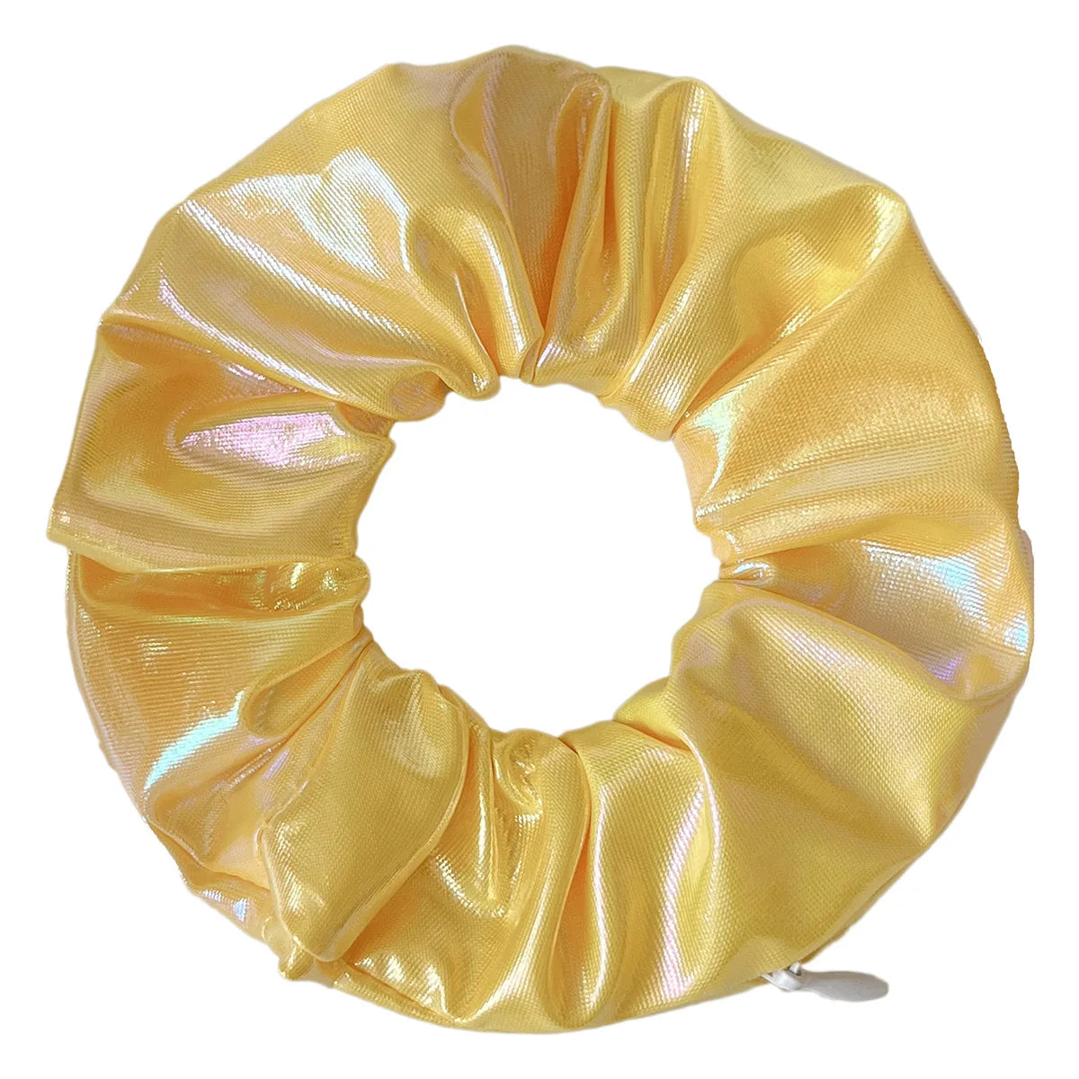 Hidden Compartment Metallic Scrunchies
