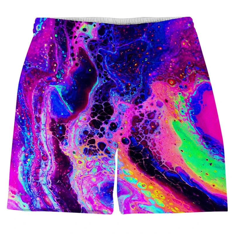 Psychedelic Graffiti Board Shorts