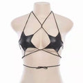 Leather Star Top