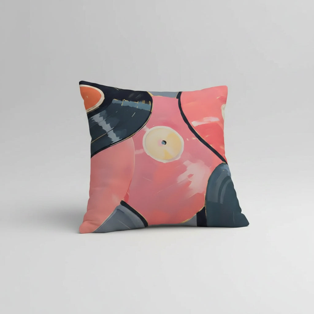 Vintage Vinyl Pillow Case