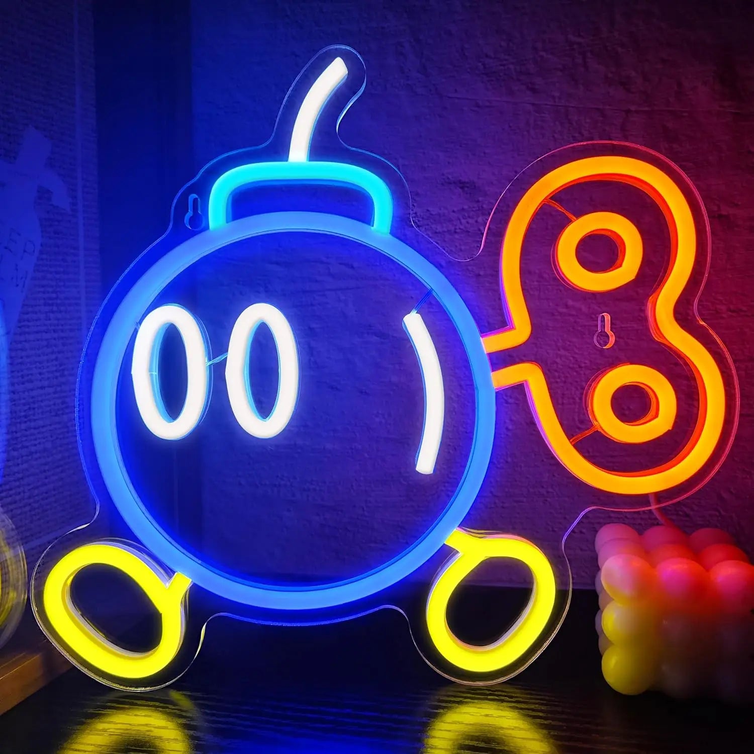Cartoon Bomb LED Neon Sign