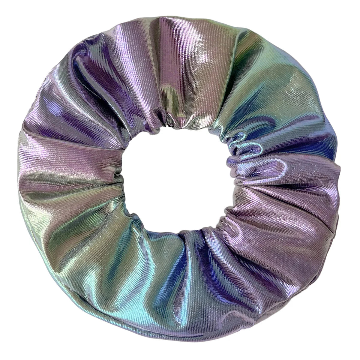 Hidden Compartment Metallic Scrunchies