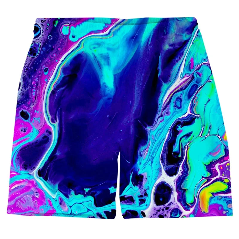 Psychedelic Graffiti Board Shorts