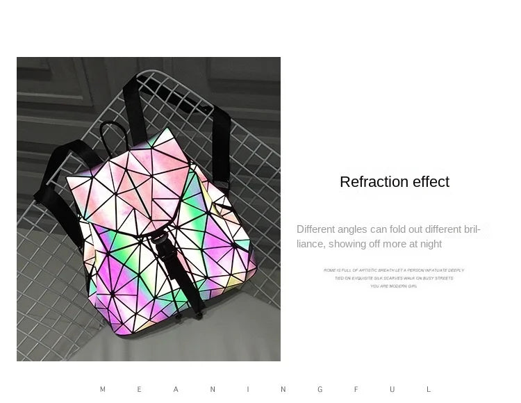 Geometric Refraction Backpacks
