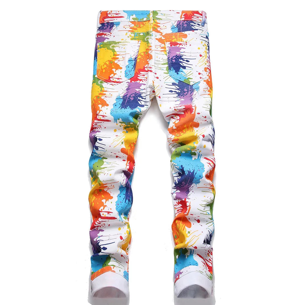 Splatter Jeans