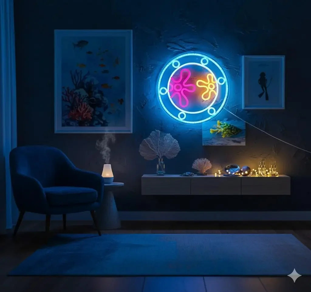Porthole LED Neon Sign
