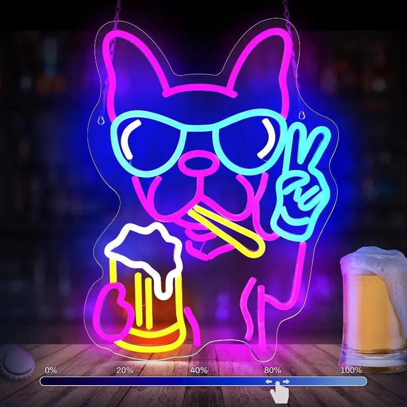 Dogs Life LED Neon Sign