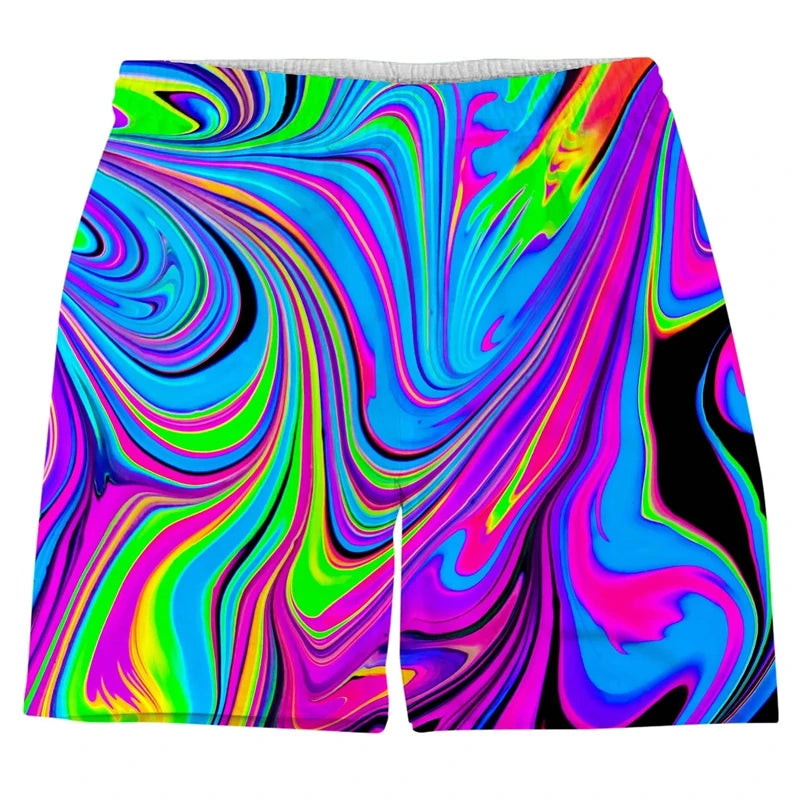 Psychedelic Graffiti Board Shorts