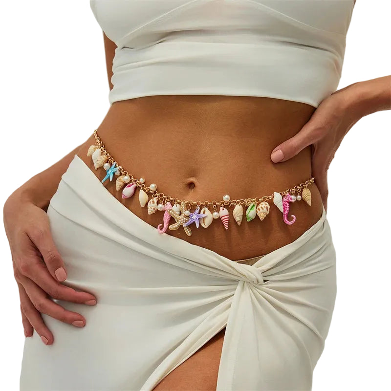 Shell Pendant Waist Chain