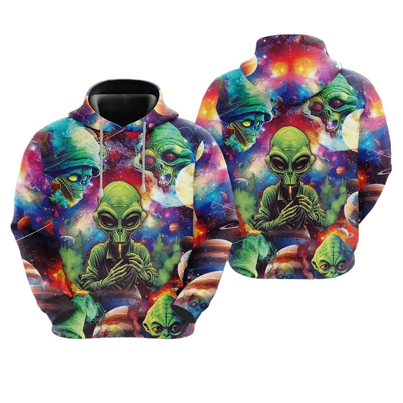 Trippy Alien Hoodie