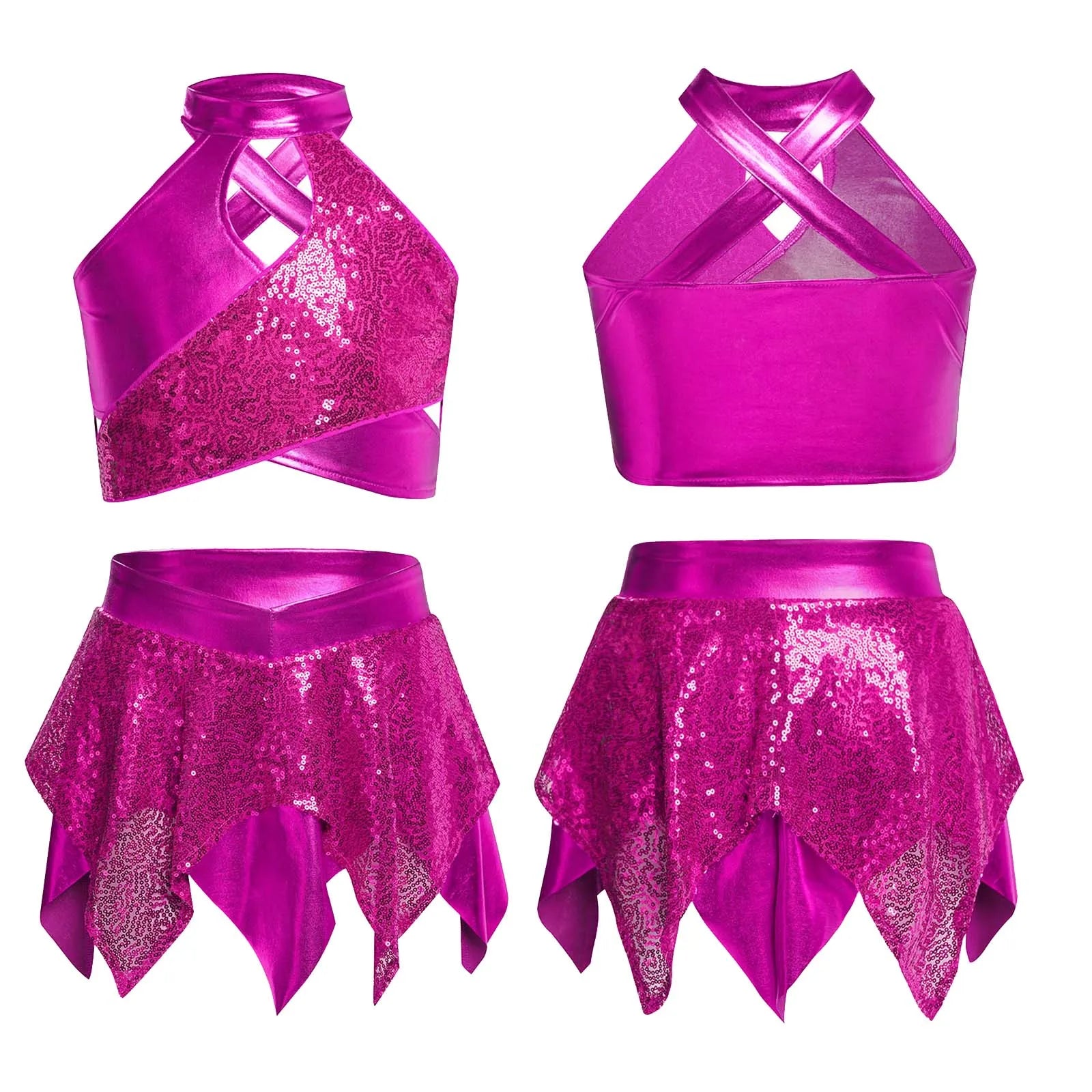 Metallic Sequins Outfit