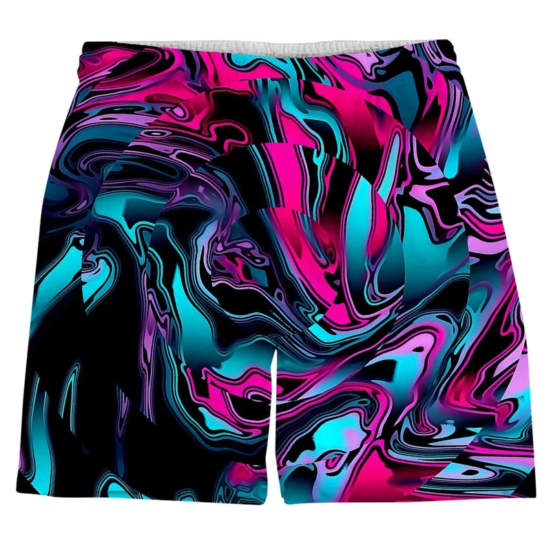 Psychedelic Graffiti Board Shorts