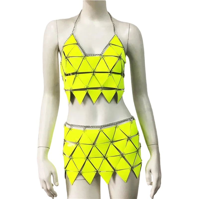 Backless Cami & Mini Skirt