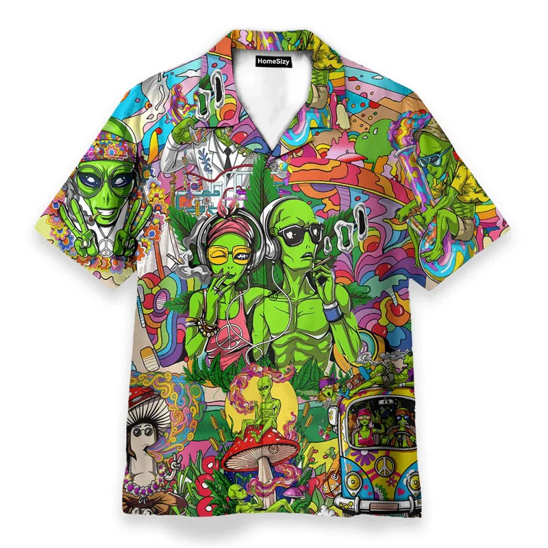 Psychedelic Button Up