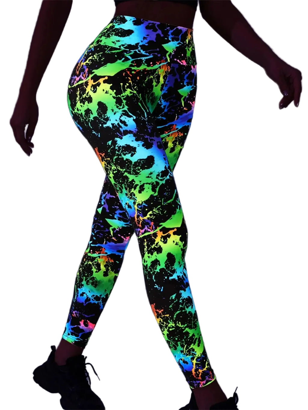 Fluorescent High Waisted Leggings