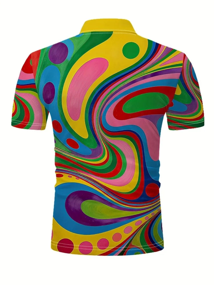 Psychedelic Swirl Polo