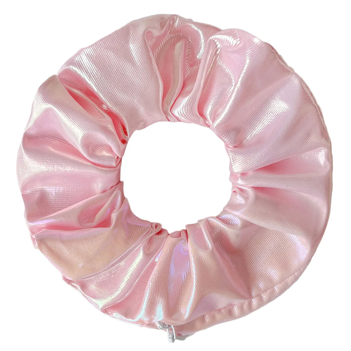 Hidden Compartment Metallic Scrunchies